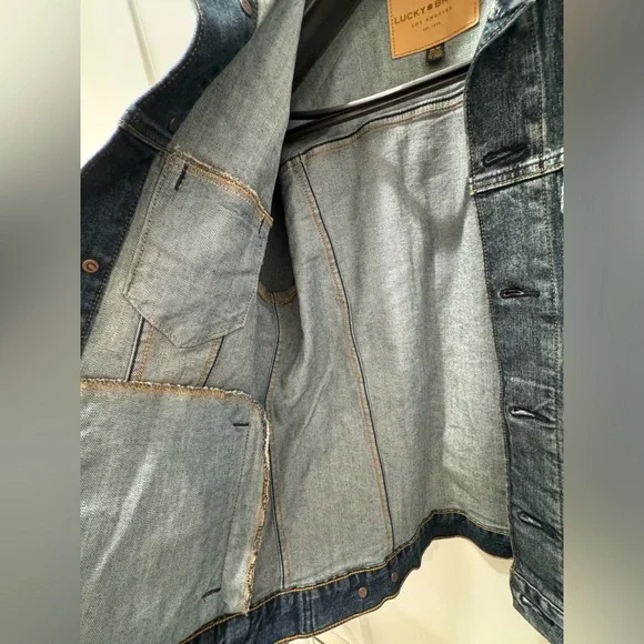 Lucky Brand Jean Jacket - Blue (Medium) - Picture 12 of 15